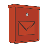Cutii poștale rosii